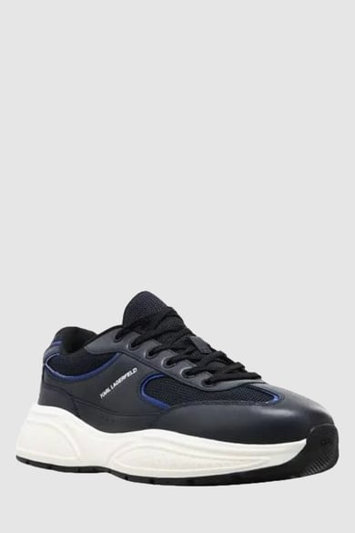 ΠΑΠΟΥΤΣΙΑ KARL LAGERFELD - 4AA NAVY LEATHER & TEXTILE